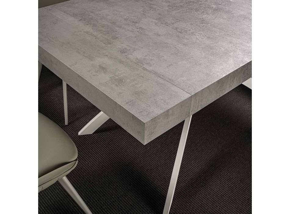 Matbord i melaminträ förlängbart upp till 280 cm - Lukas Viadurini