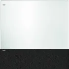 Bordsskiva i extra klart glas och metallben 3 ytor 4 storlekar - fläck Viadurini