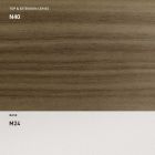 Utdragbart matbord 190 cm Metall och trä Tillverkat i Italien - Euklidiskt Viadurini