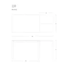 Utdragbart matbord 190 cm Metall och trä Tillverkat i Italien - Euklidiskt Viadurini