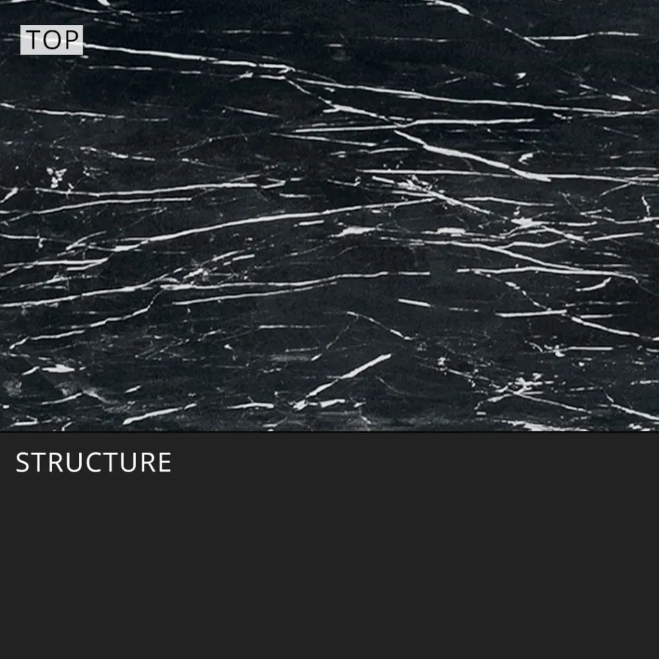 Trädgårdsmatbord i aluminium och Hpl eller Gres, olika ytbehandlingar - Filomena Viadurini