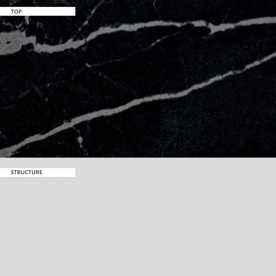 Trädgårdsmatbordsskiva i porslinsstengods tillverkad i Italien - Tarik Viadurini