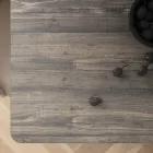 Fast matbord i metall och skiktad Hpl Tillverkat i Italien - Bastiano Viadurini