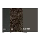 Runt matbord med utdragbar skiva till 180 cm Tillverkat i Italien - Muschio Viadurini