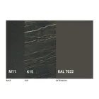 Runt matbord med utdragbar skiva till 180 cm Tillverkat i Italien - Muschio Viadurini