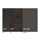 Runt matbord med utdragbar skiva till 180 cm Tillverkat i Italien - Muschio Viadurini