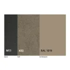 Runt matbord med utdragbar skiva till 180 cm Tillverkat i Italien - Muschio Viadurini