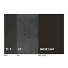 Runt matbord förlängbart till 270 cm i keramik Made in Italy - Muschio Viadurini