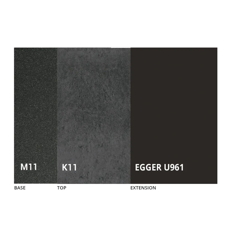 Runt matbord förlängbart till 270 cm i keramik Made in Italy - Muschio Viadurini