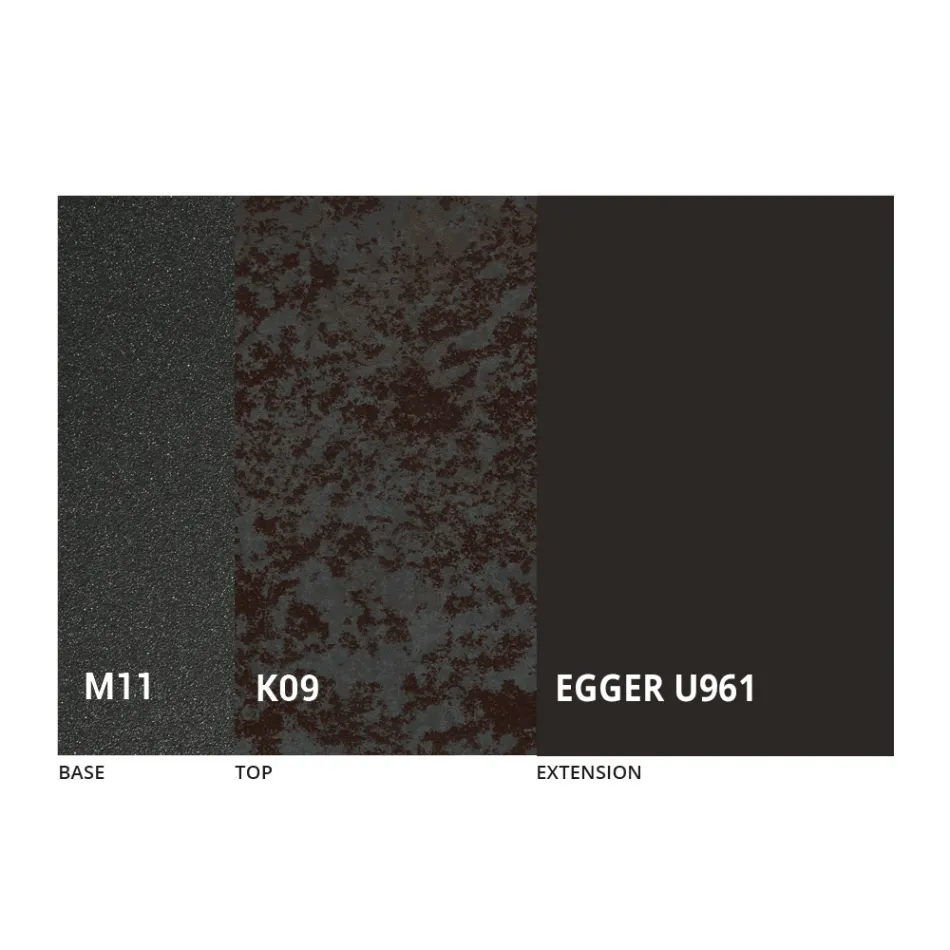 Runt matbord förlängbart till 270 cm i keramik Made in Italy - Muschio Viadurini