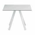 Fyrkantigt utomhusbord i metall och HPL tillverkat i Italien - Deandre