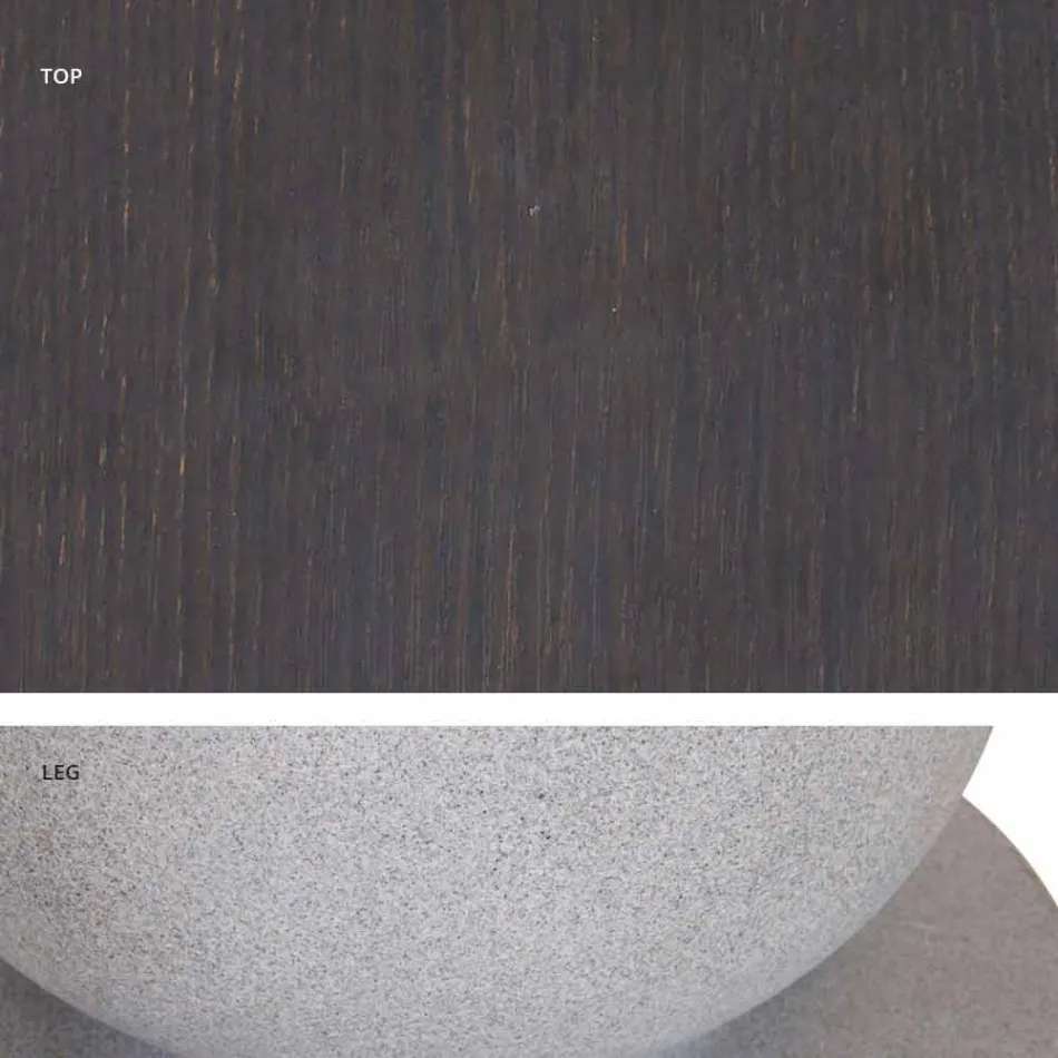 Kvadratisk matbord, HPL Top - Nitton Century by Slide Viadurini