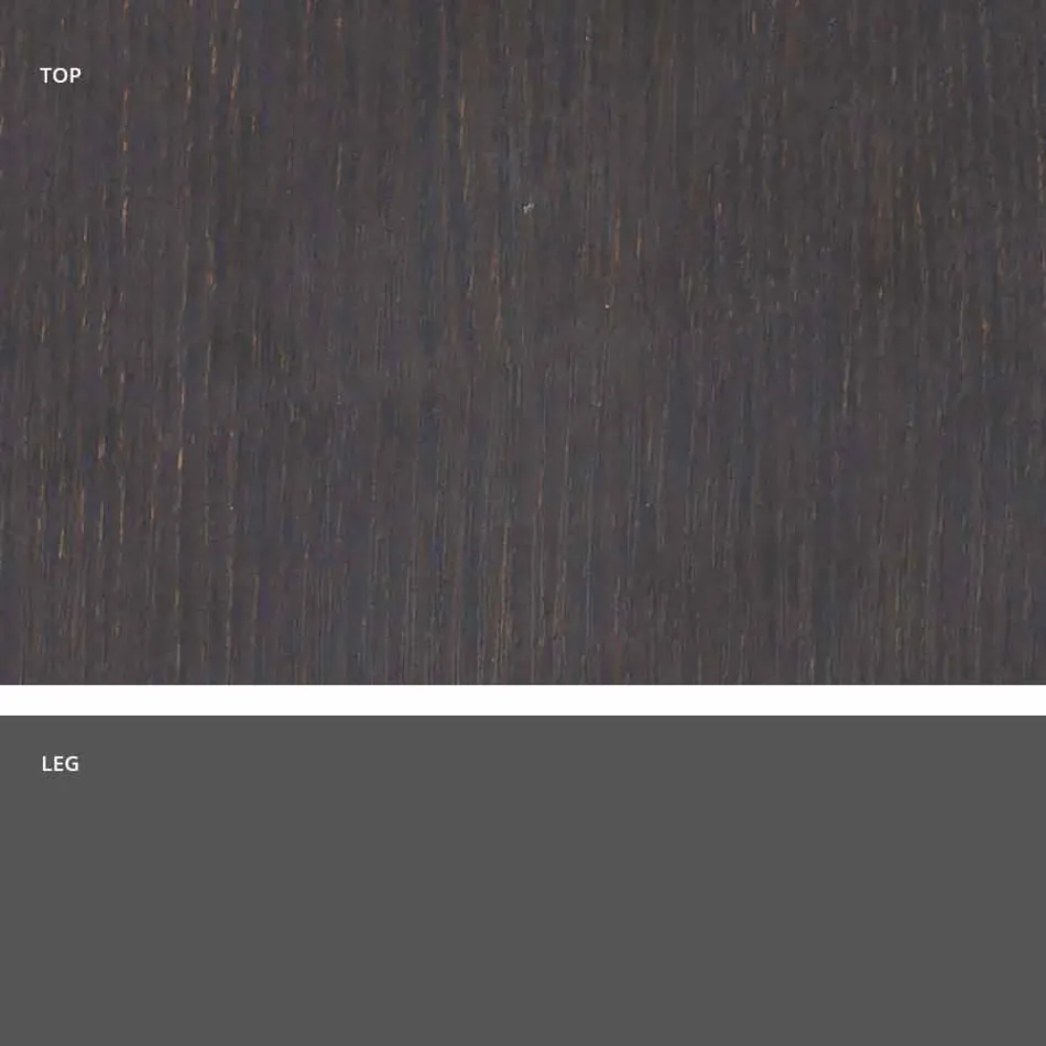 Kvadratisk matbord, HPL Top - Nitton Century by Slide Viadurini