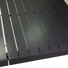 Rektangulärt bord med utdragbar längd till 240 cm för utomhusbruk i aluminium - Blad Viadurini