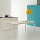 Modernt utdragbart rektangulärt bord med 6/8 säten - Sellia Basic Viadurini
