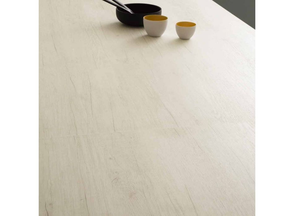 Modernt utdragbart rektangulärt bord med 6/8 säten - Sellia Basic Viadurini