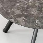 Runt bord utdragbart till 170 cm i stratifierad HPL - Convivio Viadurini