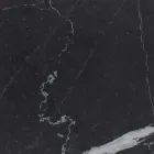 Runt utomhusbord i svart Marquinia-keramik Tillverkat i Italien - Pegaso Viadurini