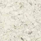 Runt utomhusbord i vit terrazzokeramik Tillverkat i Italien - Pegaso Viadurini