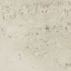 Runt utomhusbord i ljus travertinkeramik Tillverkat i Italien - Pegaso Viadurini