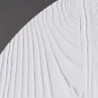 Runt matbord i askfanerad plywood - Libra Viadurini