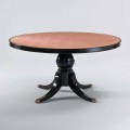 Rund klassisk design i polerad mahogny bord, 150cm diameter, Akim
