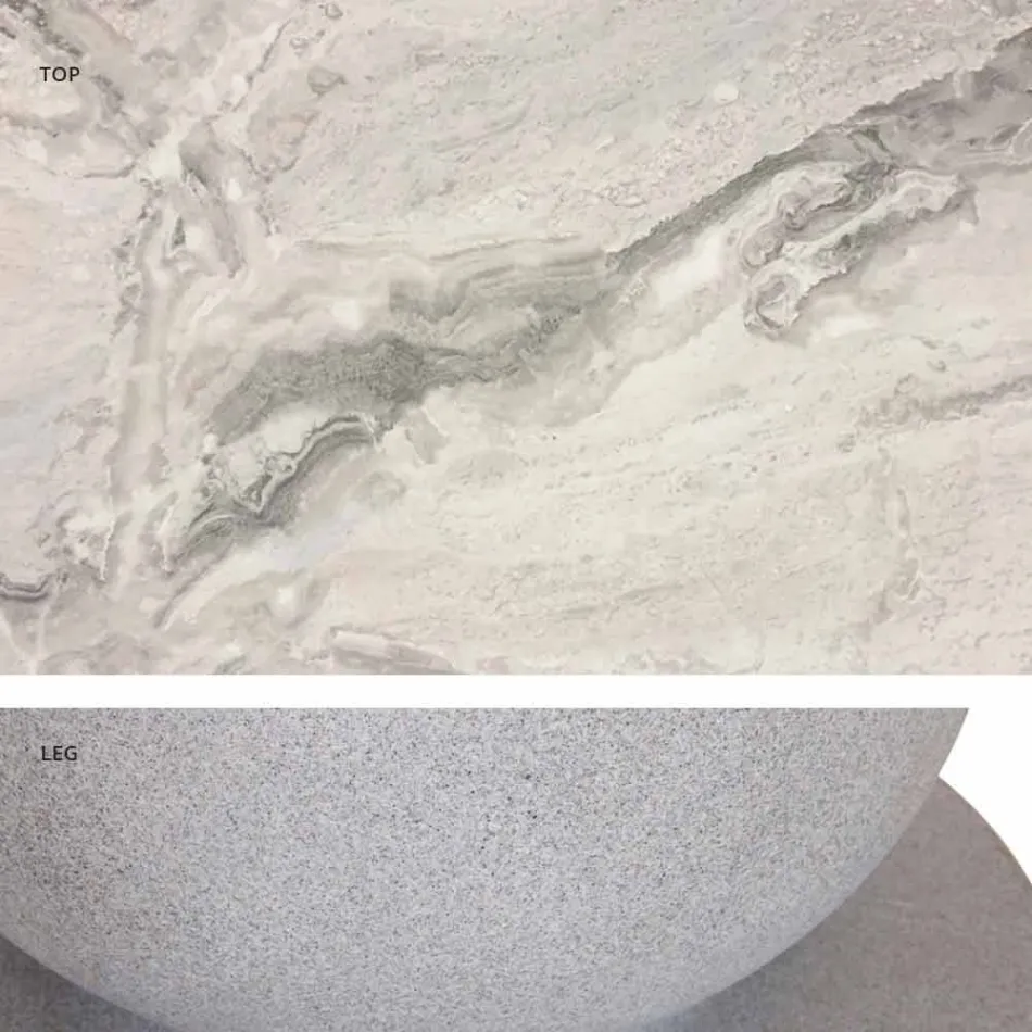 Klassisk design rundbord, Ø140 och HPL topp - Nittonde århundradet av Slide Viadurini