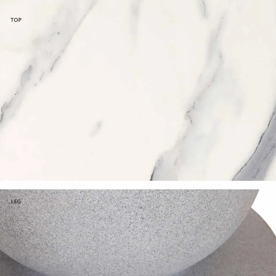 Klassisk design rundbord, Ø140 och HPL topp - Nittonde århundradet av Slide Viadurini