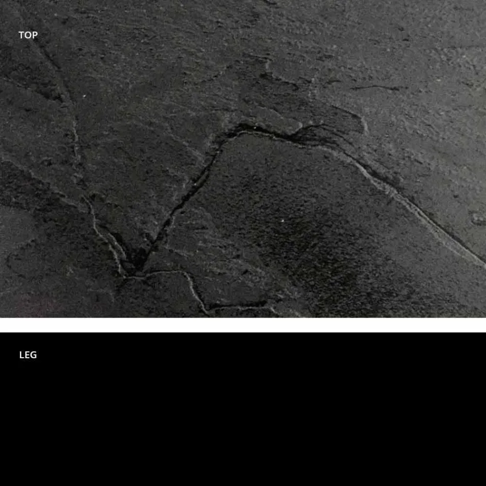 Klassisk design rundbord, Ø140 och HPL topp - Nittonde århundradet av Slide Viadurini