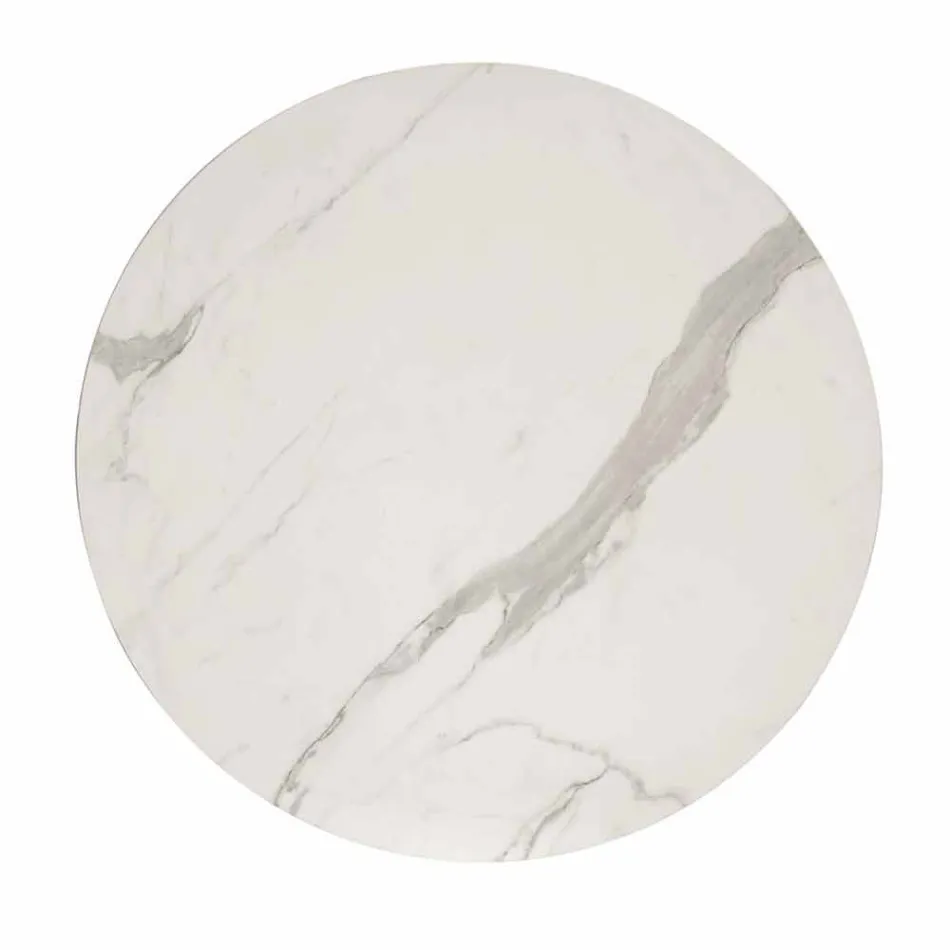 Klassisk design rundbord, Ø140 och HPL topp - Nittonde århundradet av Slide Viadurini