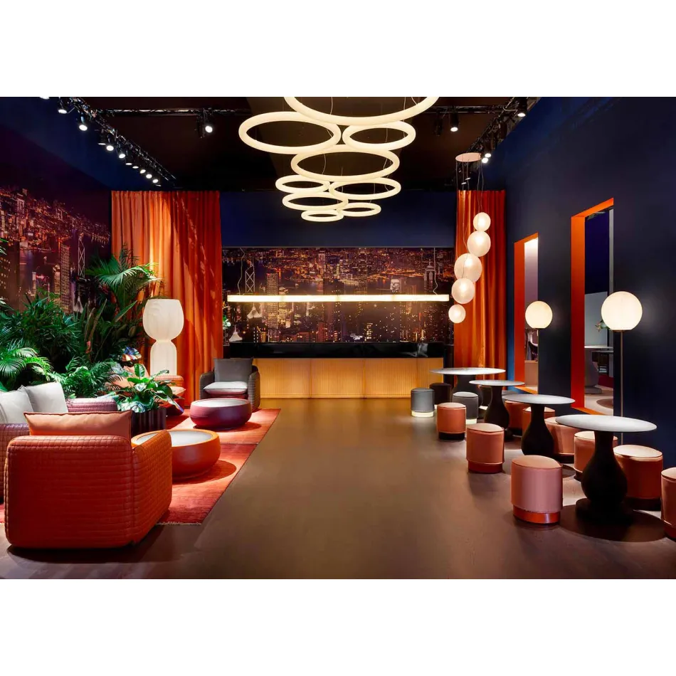 Klassisk design rundbord, Ø140 och HPL topp - Nittonde århundradet av Slide Viadurini