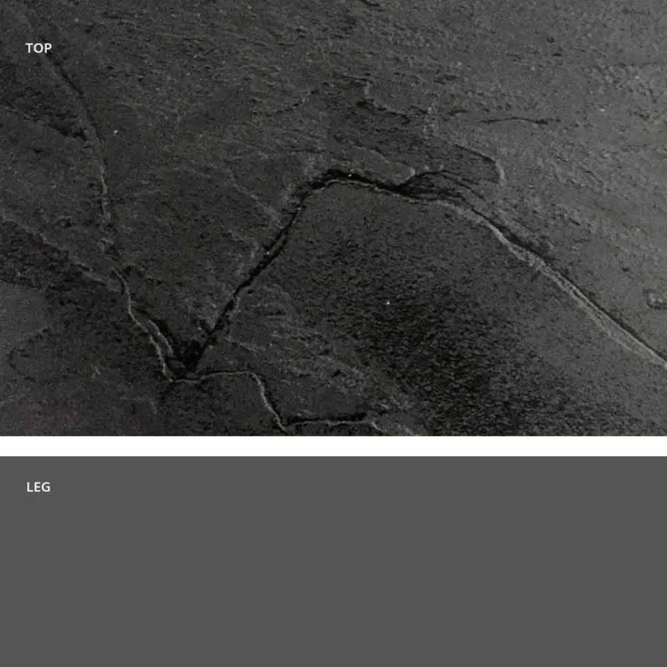 Klassisk design rundbord, Ø140 och HPL topp - Nittonde århundradet av Slide Viadurini