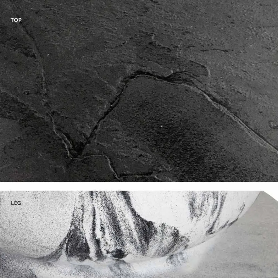Klassisk design rundbord, Ø140 och HPL topp - Nittonde århundradet av Slide Viadurini