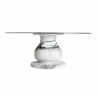 Klassisk design rundbord, Ø140 och HPL topp - Nittonde århundradet av Slide Viadurini