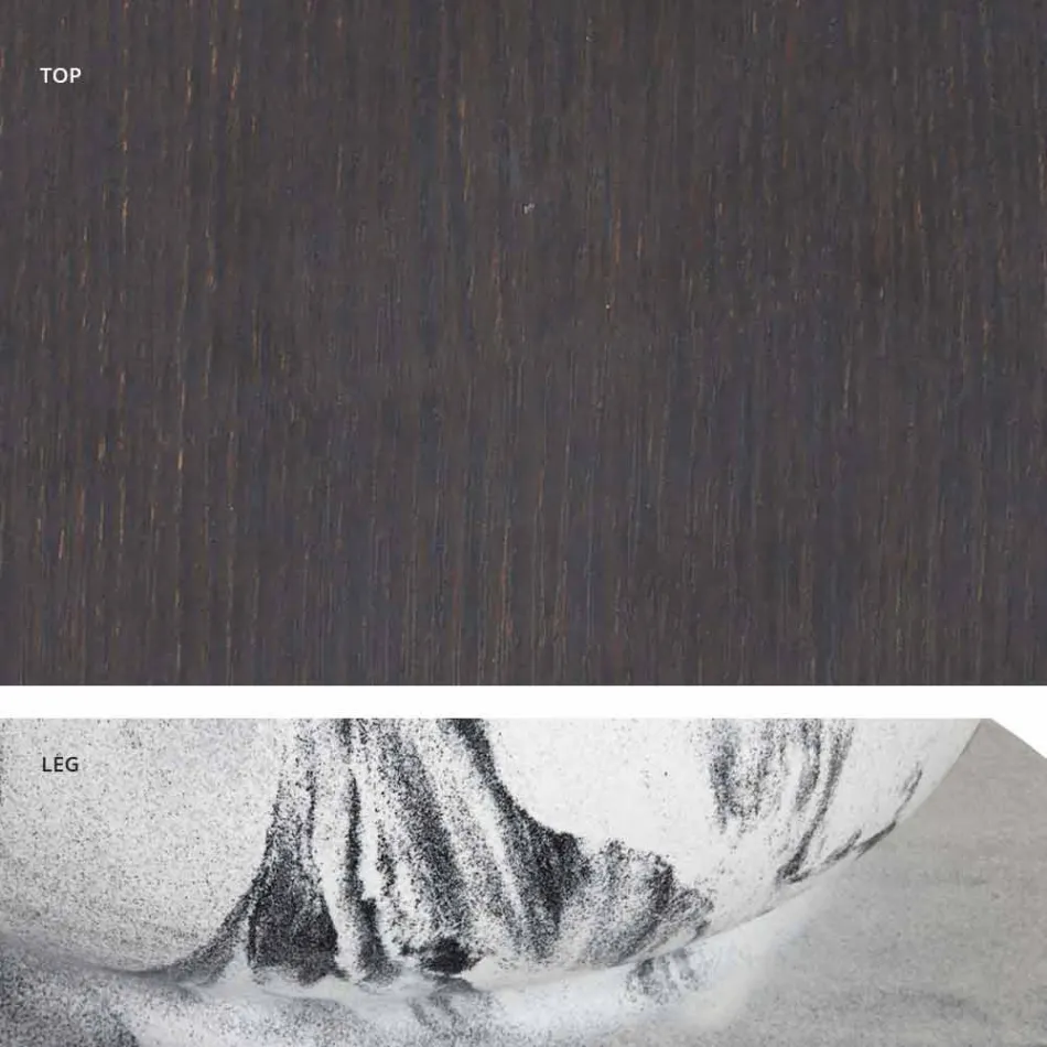 Klassisk design rundbord, Ø140 och HPL topp - Nittonde århundradet av Slide Viadurini