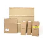 Fast runt bord med keramisk skiva tillverkad i Italien - sax Viadurini