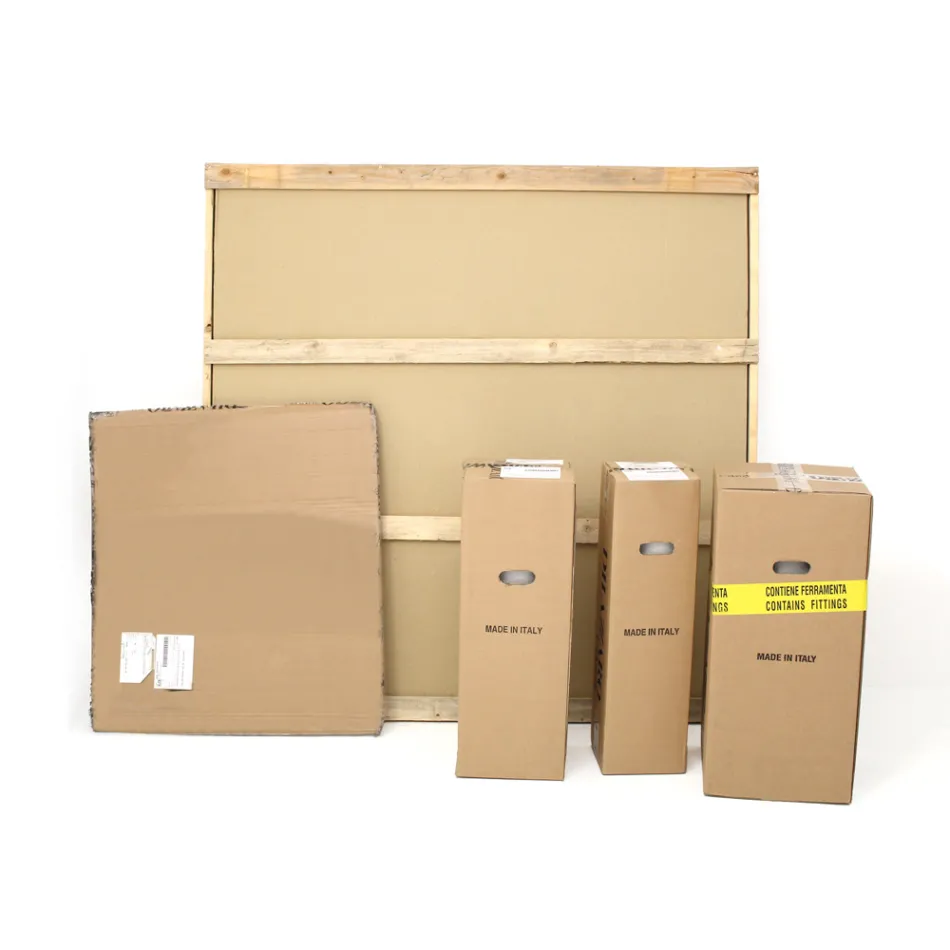 Fast runt bord med keramisk skiva tillverkad i Italien - sax Viadurini