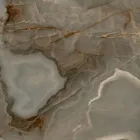 Fast runt bord i keramik och stål Tillverkat i Italien - Sax Viadurini