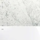 Modernt runt bord i Carrara-marmor och Marquinia Made in Italy – Dollars Viadurini