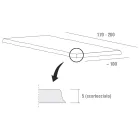 Matsalsbord med avbarkade ekskiva Tillverkat i Italien - Pinocchio Viadurini