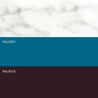 Modernt vardagsrumsbord i stål med designmarmortopp - Aronte Viadurini