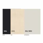 Runt matbord som kan förlängas till 165 cm med keramisk topp - Pistolero Viadurini