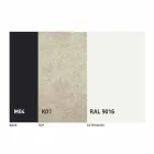 Runt matbord som kan förlängas till 165 cm med keramisk topp - Pistolero Viadurini