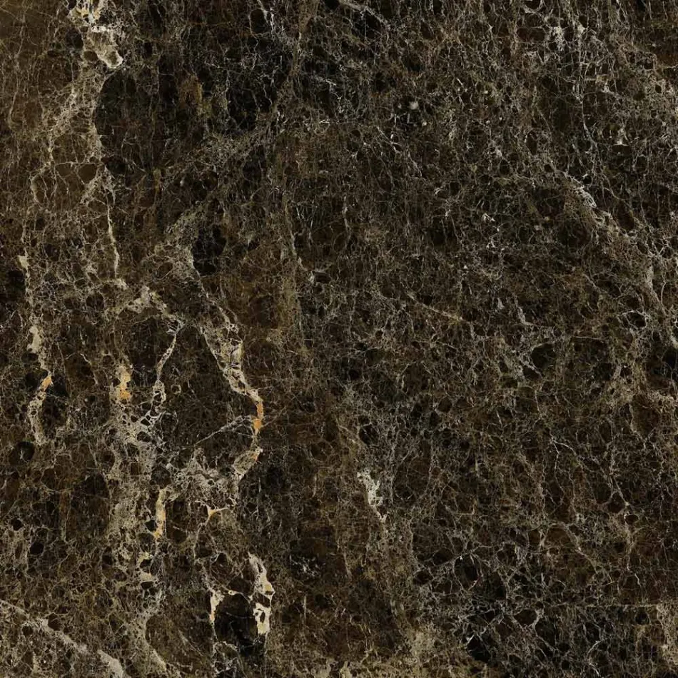 Eero Saarinen Tulip Table H 73 med rund skiva i Emperador Dark Marble Viadurini