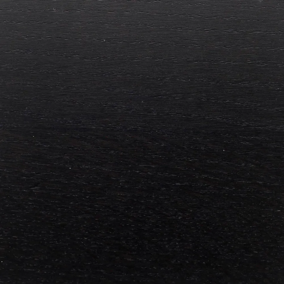 Tulip Table Eero Saarinen H 73 Oval i svartbetsad ek Made in Italy - Scarlet Viadurini