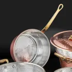 Konisk handfläkt kopparform och handtag Tillverkad i Italien 22 cm - Mariassunta Viadurini