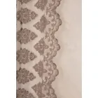 Lätt linnegardin med organza och gotiska broderier i lyxcentret - Marinella Viadurini