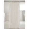 Curtain in Memory Effect Fabric och Double Gauze Linen 3 Finishes - Memory
