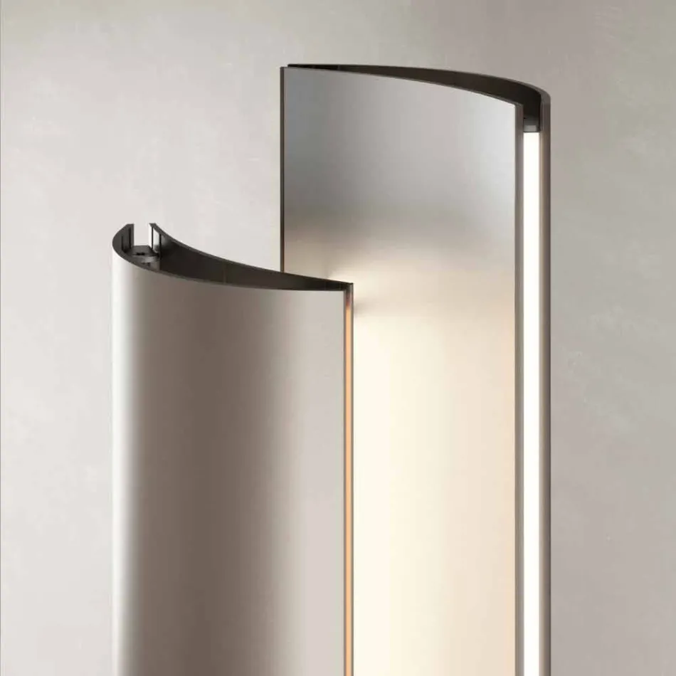 Golv Elektrisk kylare med enkel- eller dubbelledd design vid 500 W - Stilus Viadurini