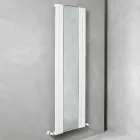 Design Vertikal badrumsradiator i stål med 587 W spegel - Picchio Viadurini